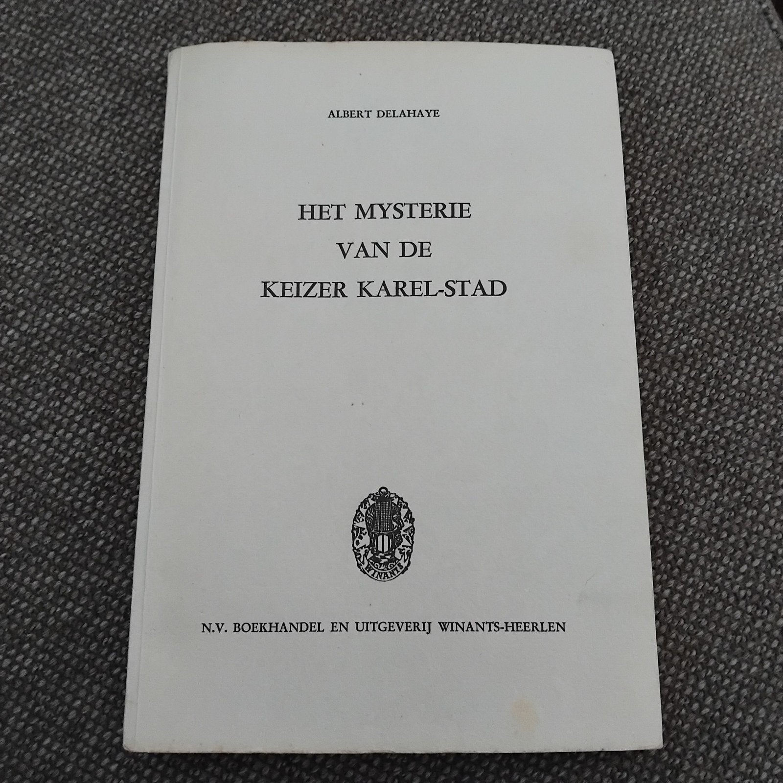 Het mysterie van de keizer karel-stad (uit 1958), Ophalen of Verzenden, Gelezen, Albert delahaye