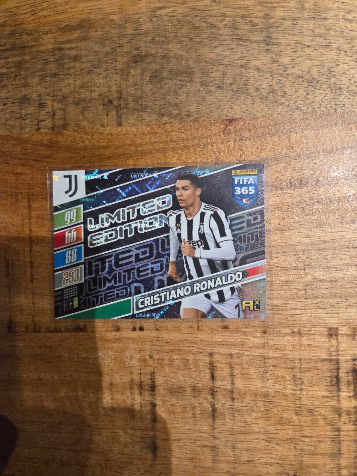 Panini c.ronaldo 2022 kaartje, Ophalen of Verzenden, Zo goed als nieuw, Buitenlandse clubs, Poster, Plaatje of Sticker