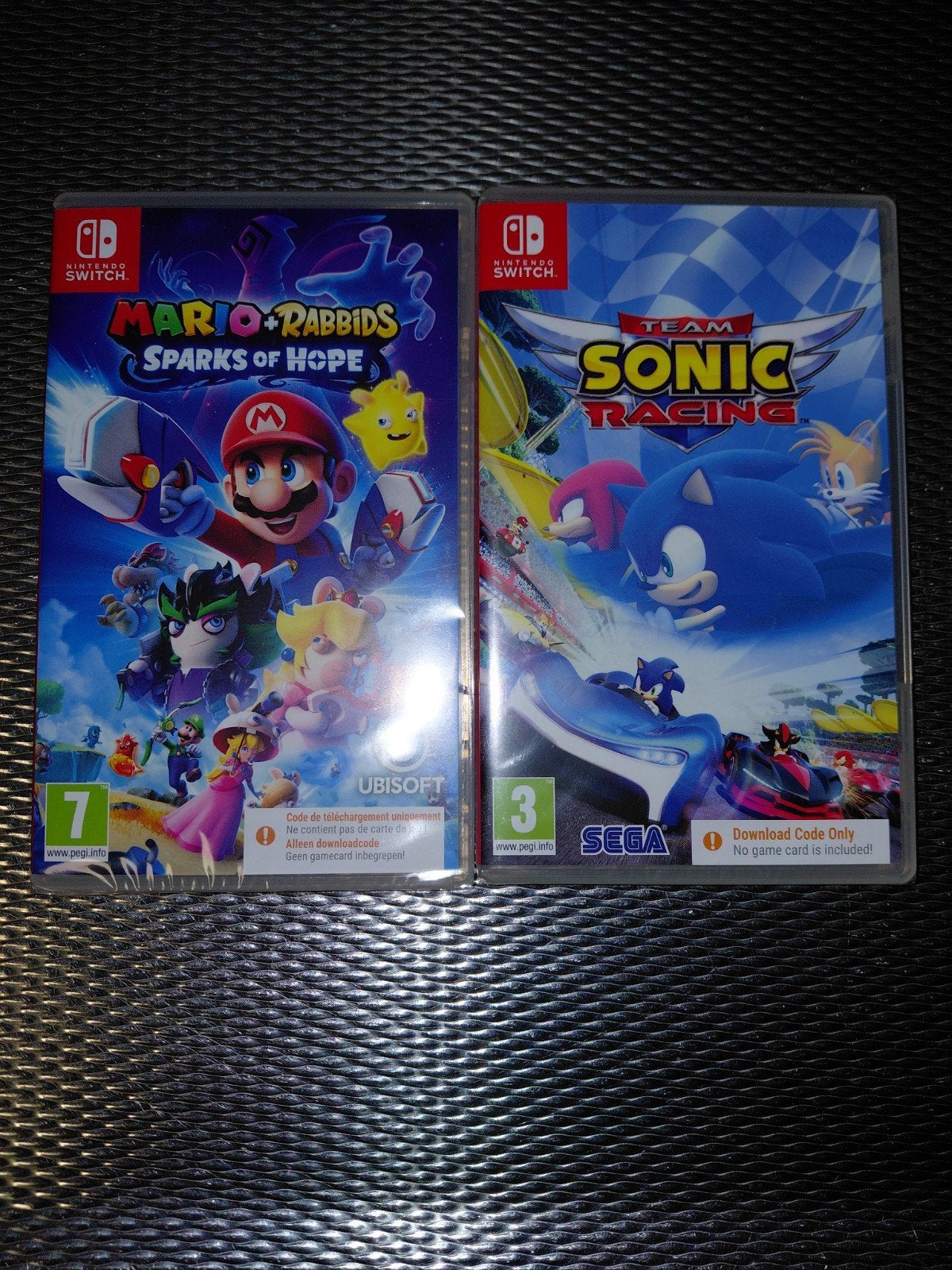 Nintendo Switch games: Mario + Rabbids & Team Sonic Racing, Avontuur en Actie, Ophalen of Verzenden, Eén computer, Vanaf 3 jaar