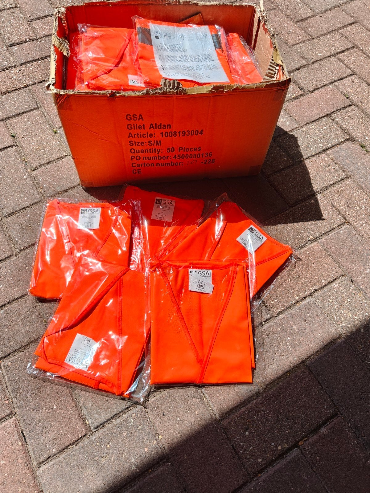 reflecterende veiligheid hesjes, Ophalen of Verzenden, Nieuw