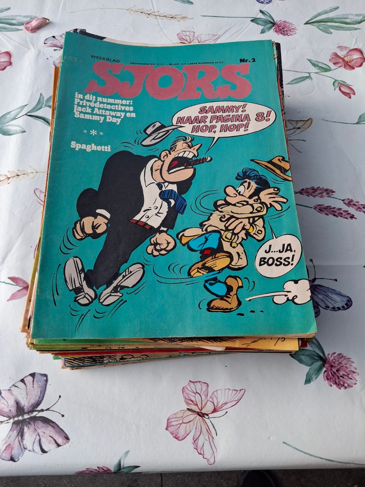 Sjors Weekblad  - 60 stuks jaren 70, Eén stripboek, Ophalen of Verzenden, Gelezen, Diverse auteurs