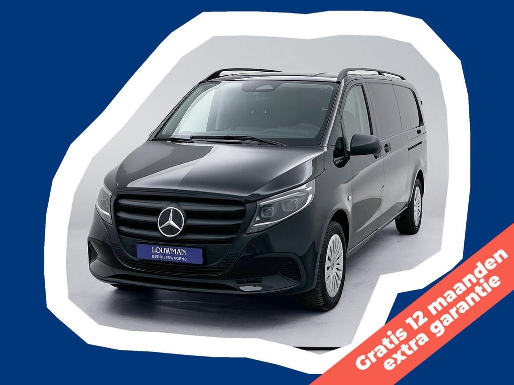 Mercedes-Benz Vito 119 CDI Extra Lang Gratis 12 Maanden Extr, Gebruikt, Met garantie (alle), 2500 kg, Zwart