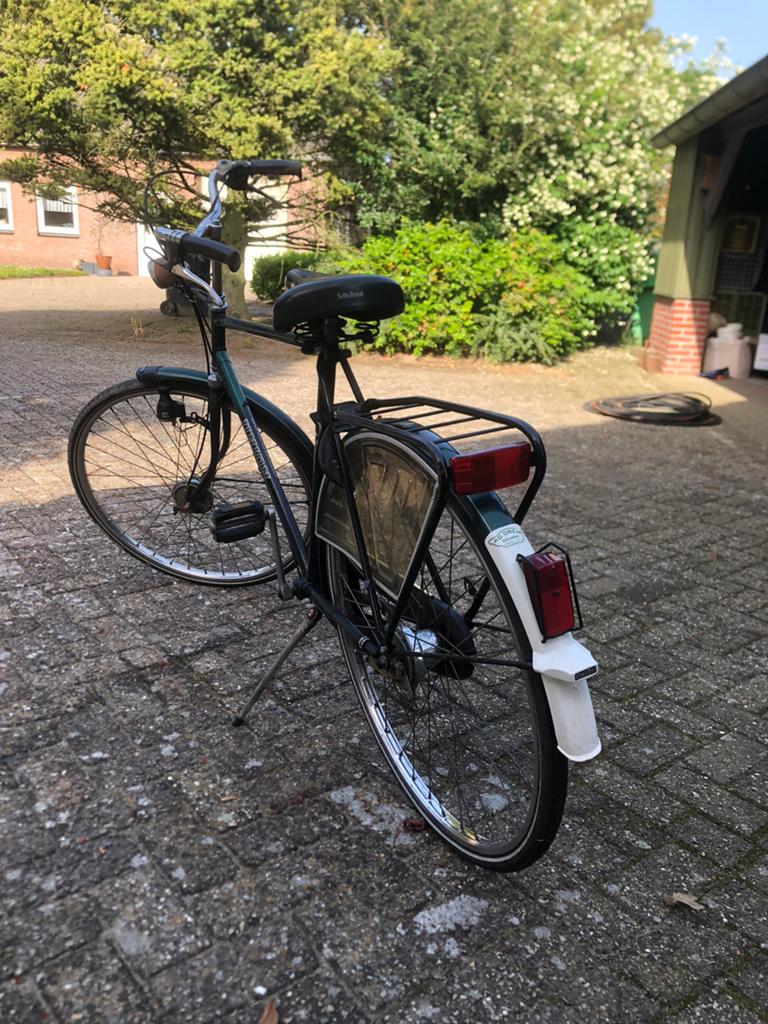 Fiets maat (56) union groen van kleur, 53 tot 56 cm, Ophalen, Gebruikt