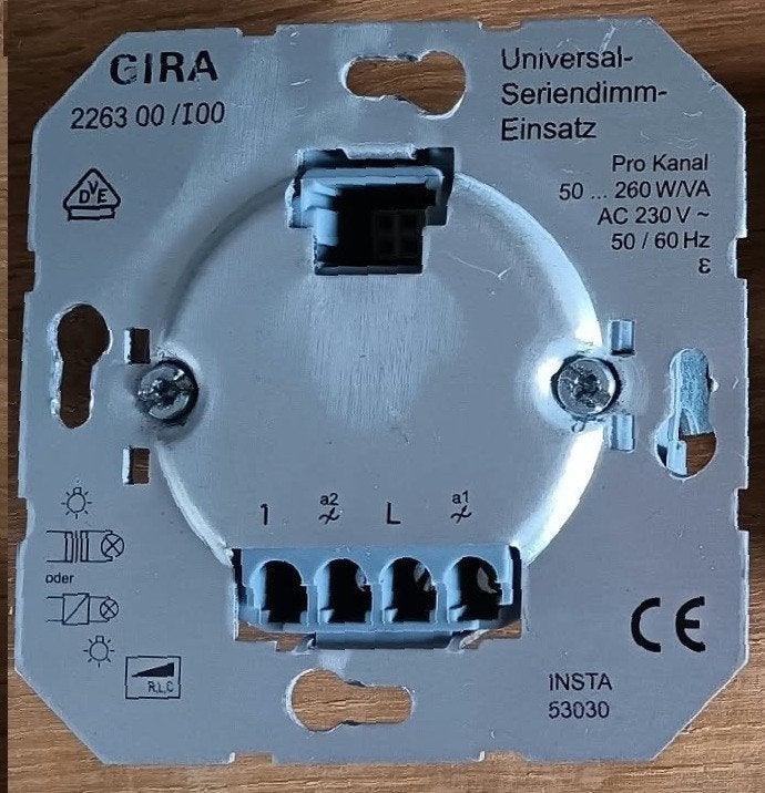Gira seriedimmer, Ophalen of Verzenden, Zo goed als nieuw, Gira, Dimmer