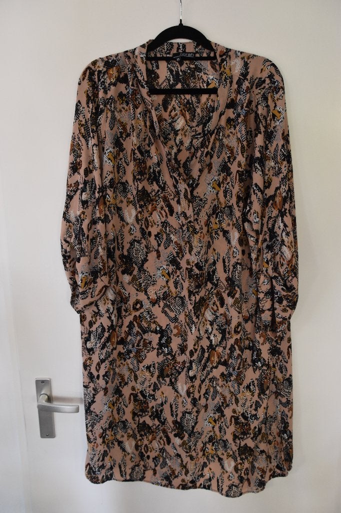 leuke zgan soepele jurk maat 48 Norah, Kleding | Dames, Jurken, Meerkleurig, Maat 46/48 (XL) of groter, Ophalen of Verzenden, Zo goed als nieuw