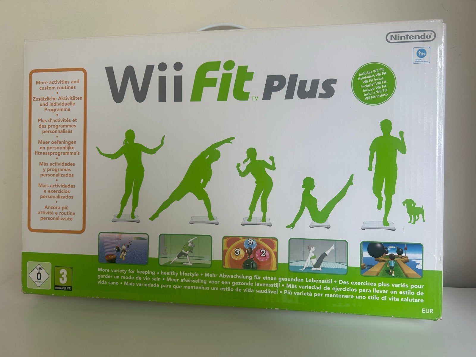 Wii Fit Plus met Balance Board, Spelcomputers en Games, Games | Nintendo Wii, 1 speler, Eén computer, Ophalen of Verzenden, Zo goed als nieuw