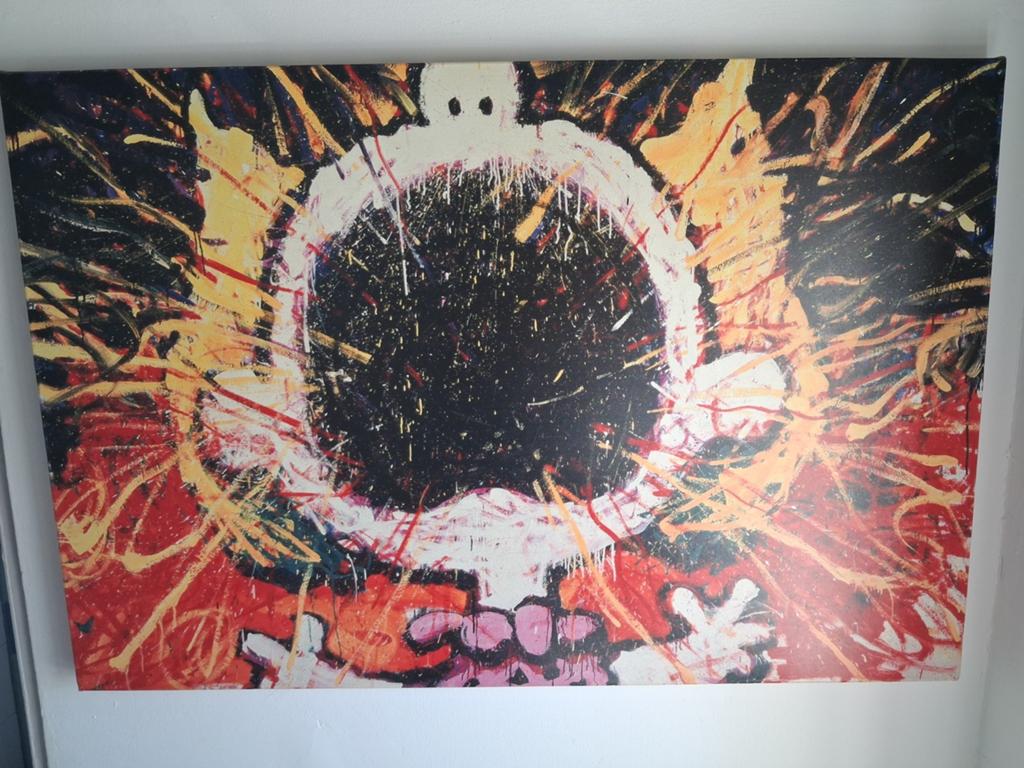 Canvas schilderij de schreeuw, Antiek en Kunst, Ophalen