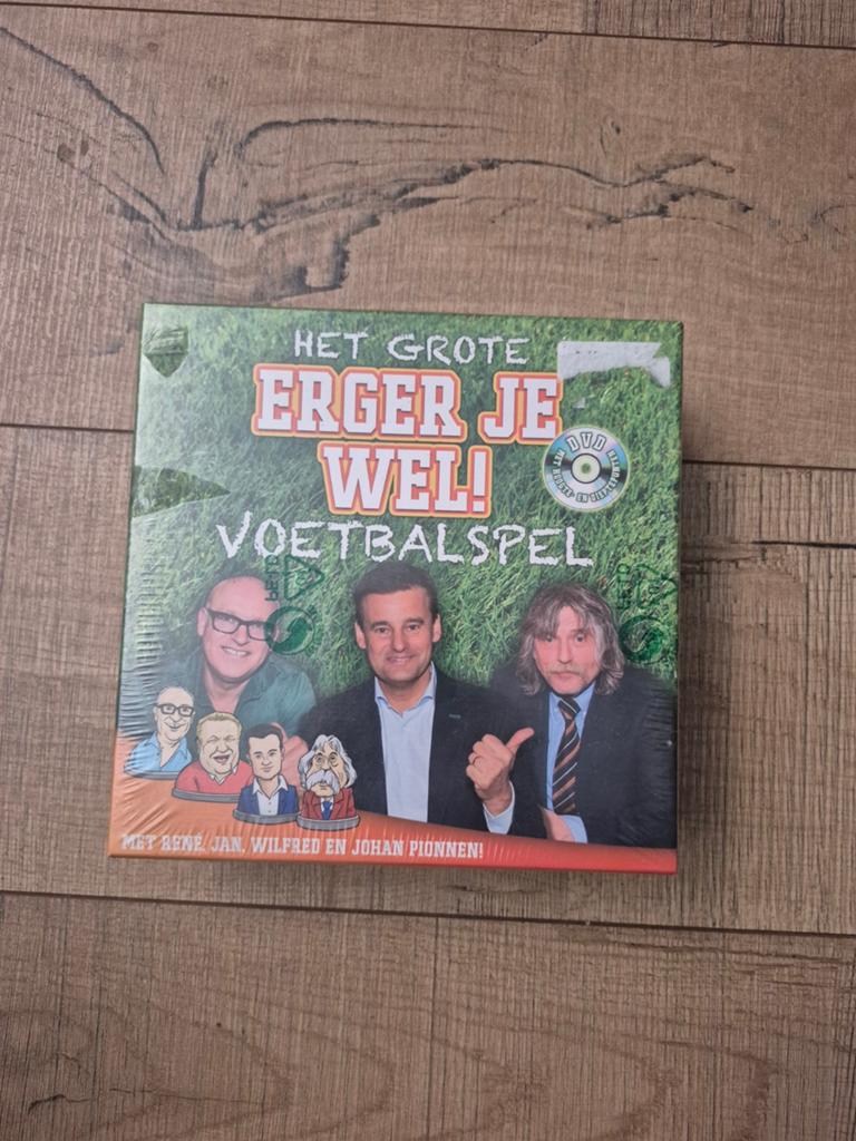 Het Grote Erger Je Wel! Voetbalspel - Nieuw in folie, Drie of vier spelers, Ophalen, Nieuw, Identity Games International BV