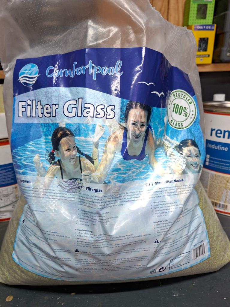 14 kg Comfortpool Filter Glas voor Zwembadfilters, Ophalen, Zo goed als nieuw, Filter
