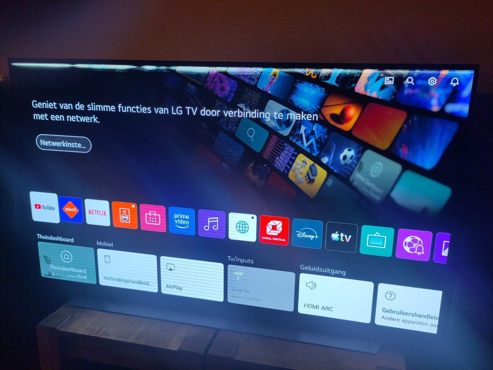 LG OLED55CX6LA (defect) 55", Ophalen, 50 Hz, OLED, LG
