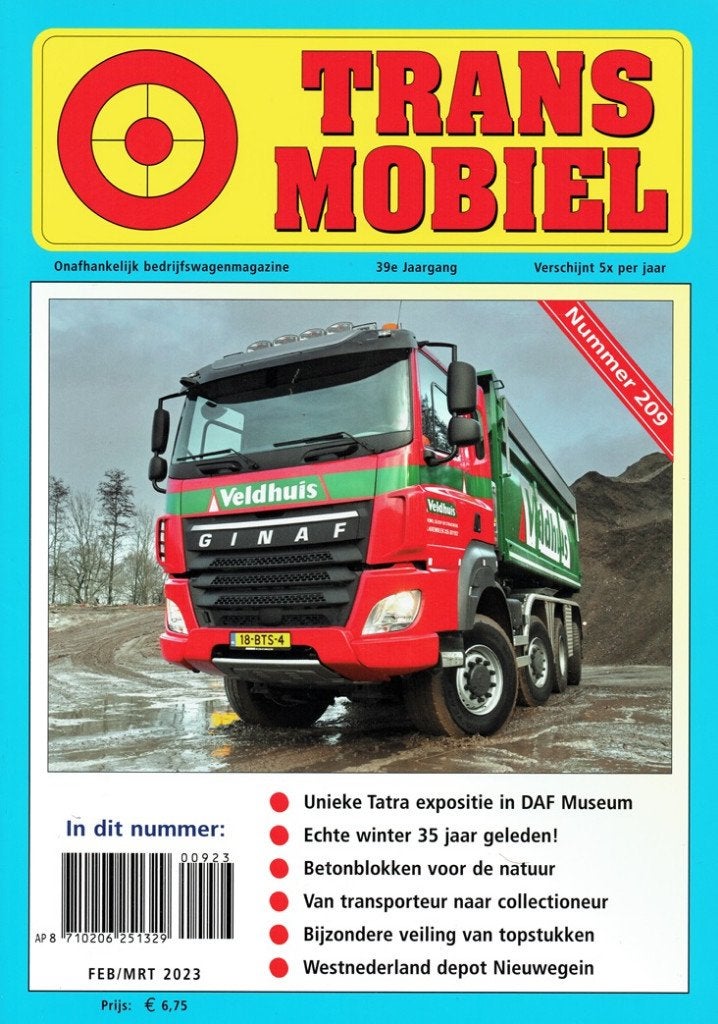 Transmobiel 2023 nr. 209, Boeken, Verzenden, Zo goed als nieuw, Algemeen