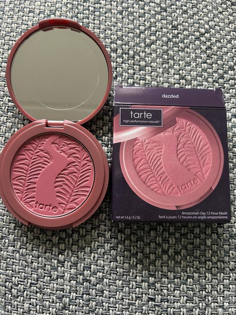 Tarte Amazonian Clay 12-hour Blush in Dazzled- Nieuw!, Wangen, Nieuw, Ophalen of Verzenden, Make-up