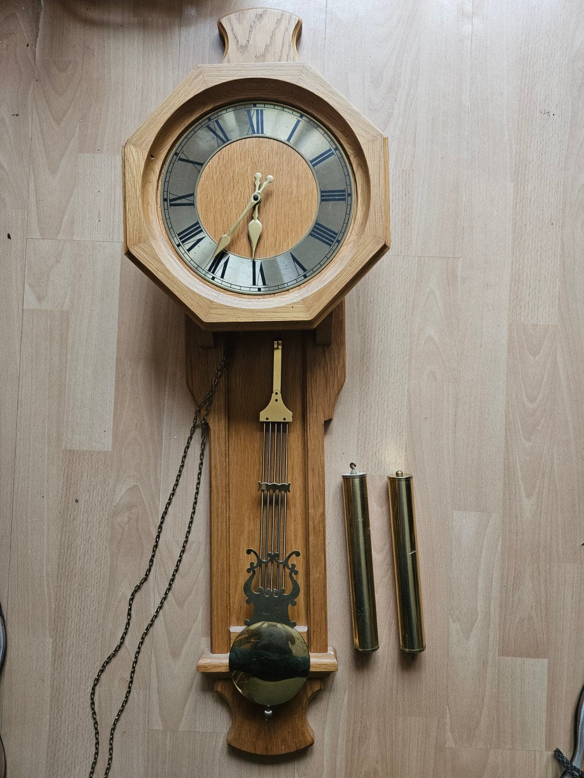 Hangklok eiken, Antiek en Kunst, Ophalen of Verzenden