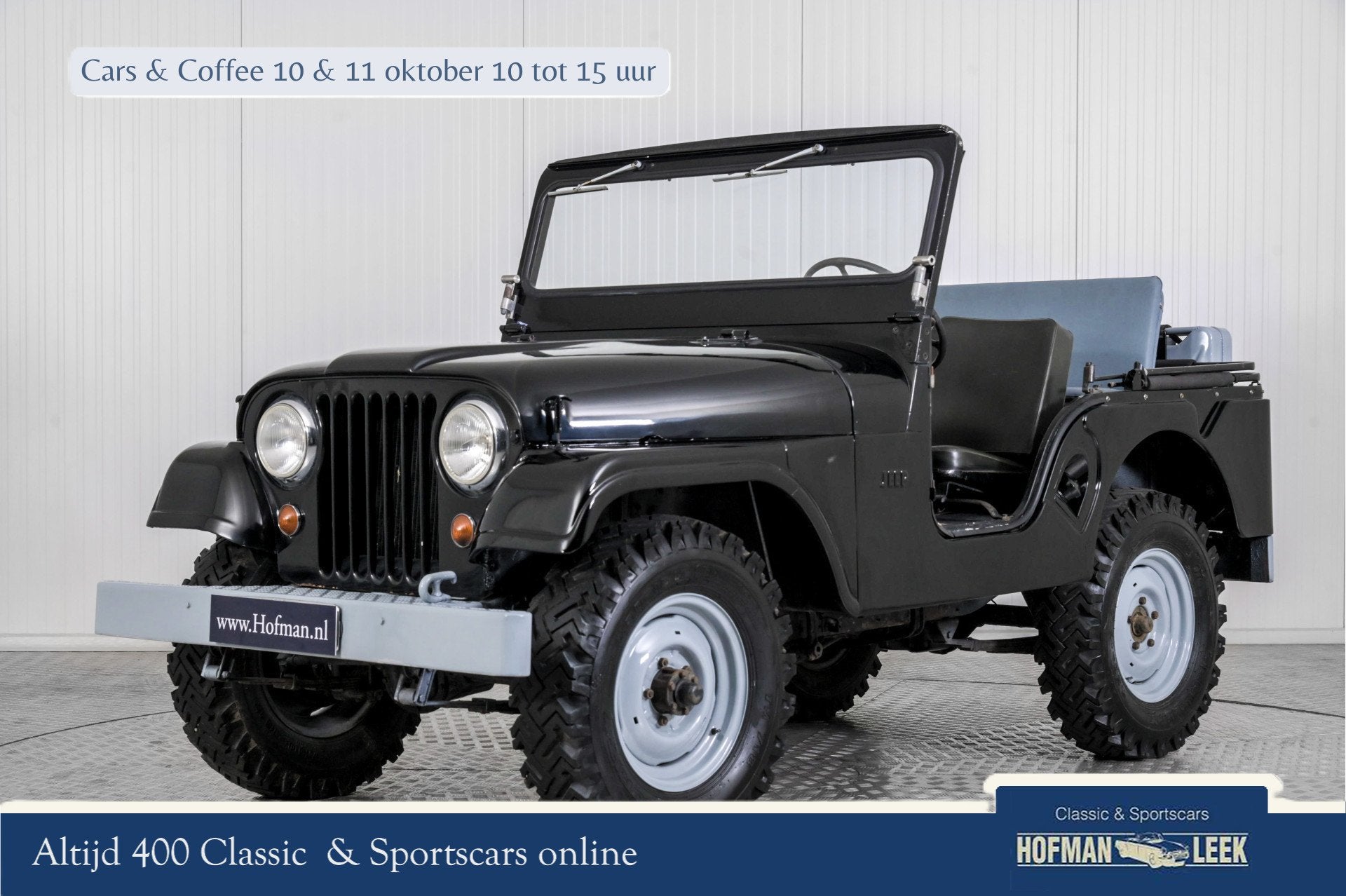 Jeep kaiser CJ5 (bj 1969), Auto's, Gebruikt, 4 cilinders, Zwart, Bedrijf