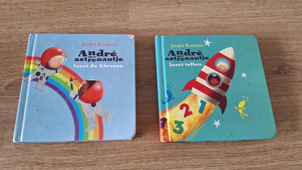 2 kinderboeken van André het astronautje, Boeken, Ophalen of Verzenden, Gelezen, Fictie algemeen