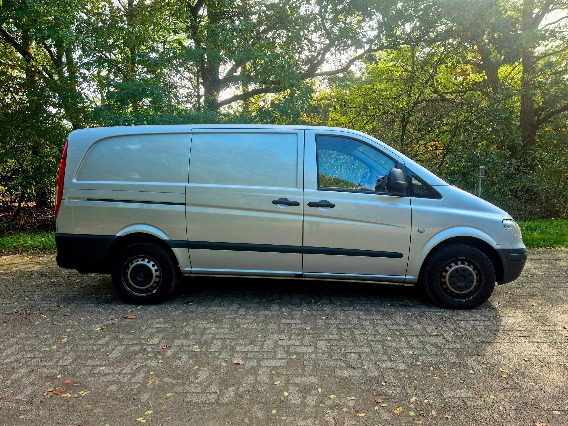 Mercedes-Benz Vito 109 CDI 320 Functional Lang, Auto's, Zwart, 2000 kg, Bedrijf, Euro 4