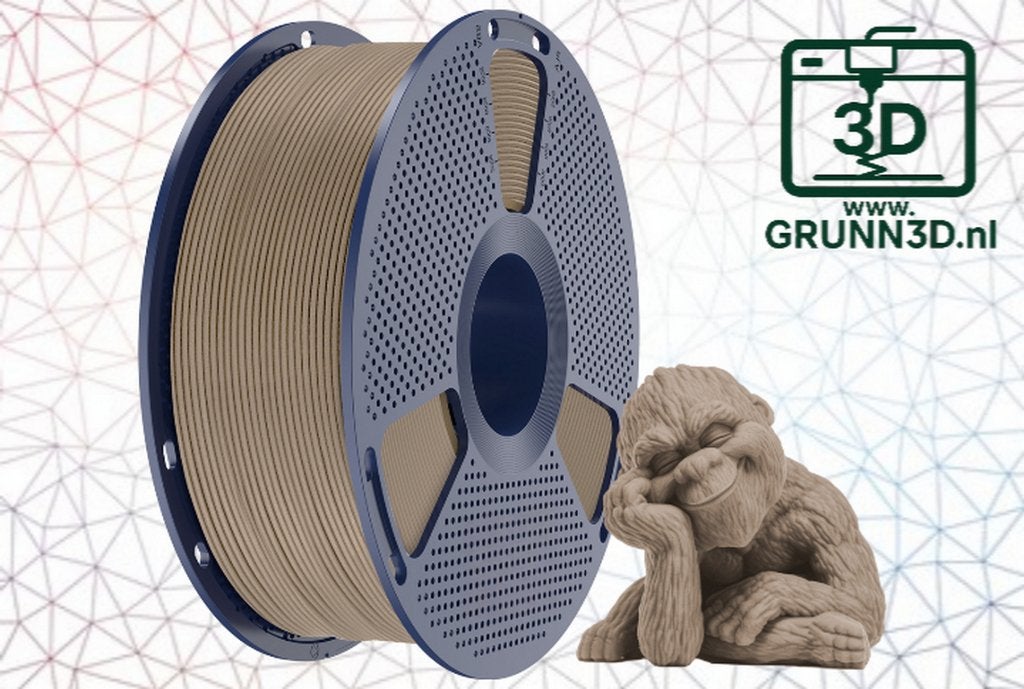 Eindelijk, Sunlu PLA Hout 3D filament is terug bij Grunn3D, Ophalen of Verzenden, Nieuw, Filamentrollen