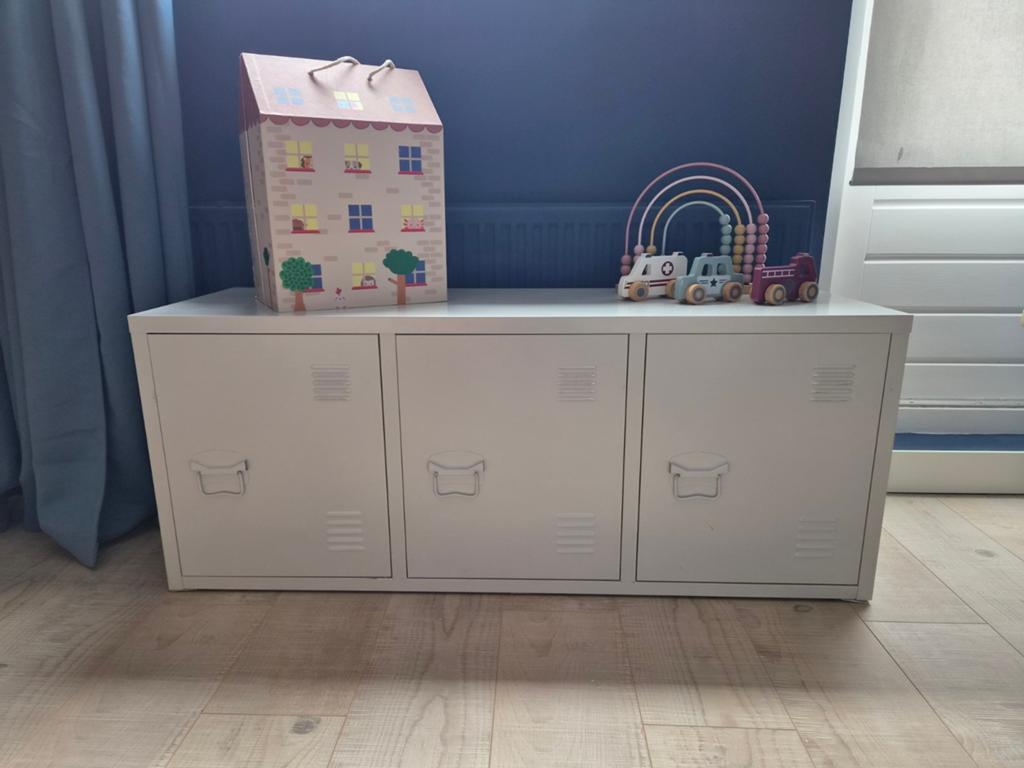 Lockerkast 3 deurs, Ophalen, Zo goed als nieuw, 25 tot 50 cm, 100 tot 150 cm