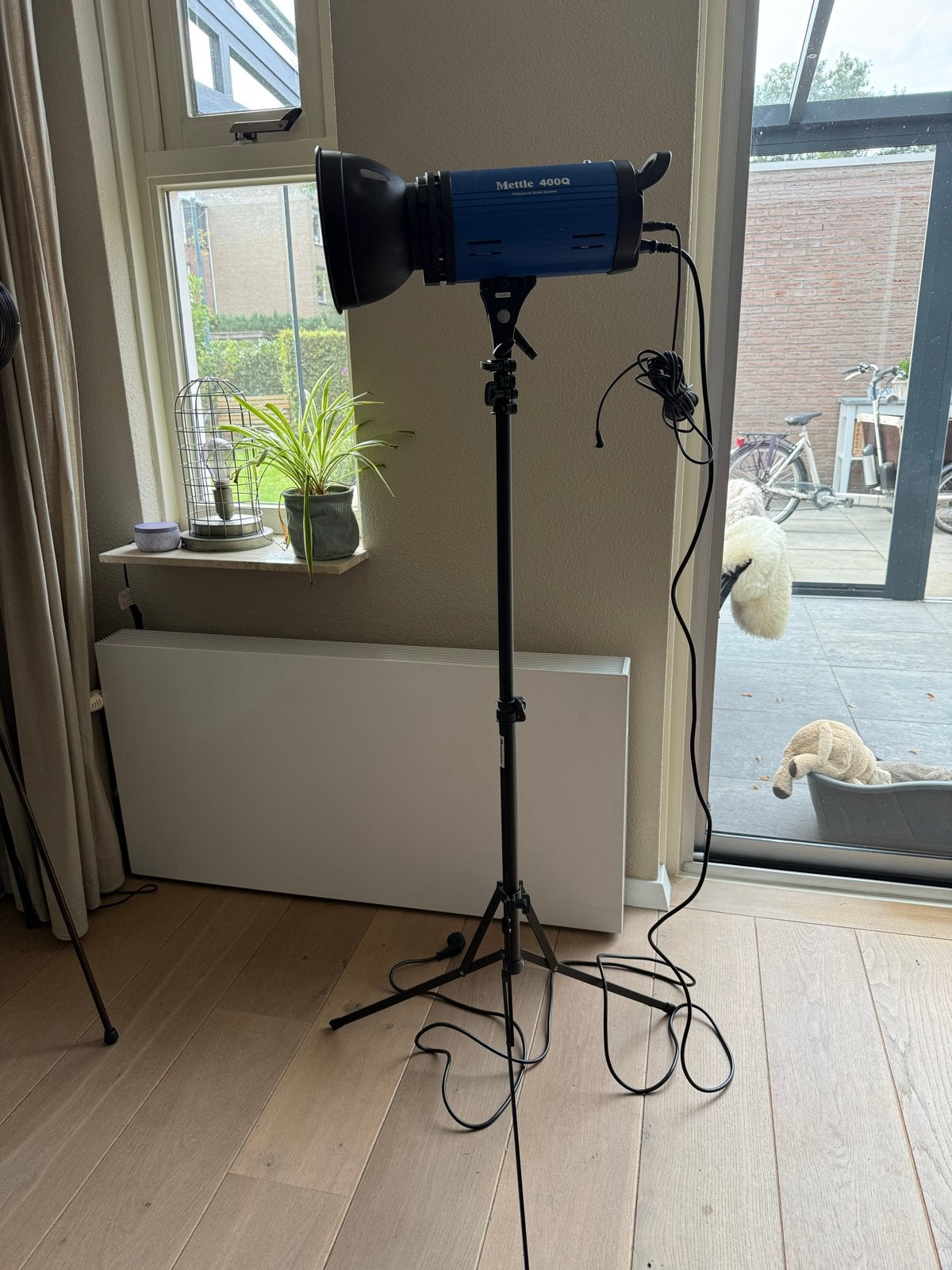 Mettle 400Q Studioflitser met statief en reflector, Ophalen, Gelezen, Fotografie algemeen