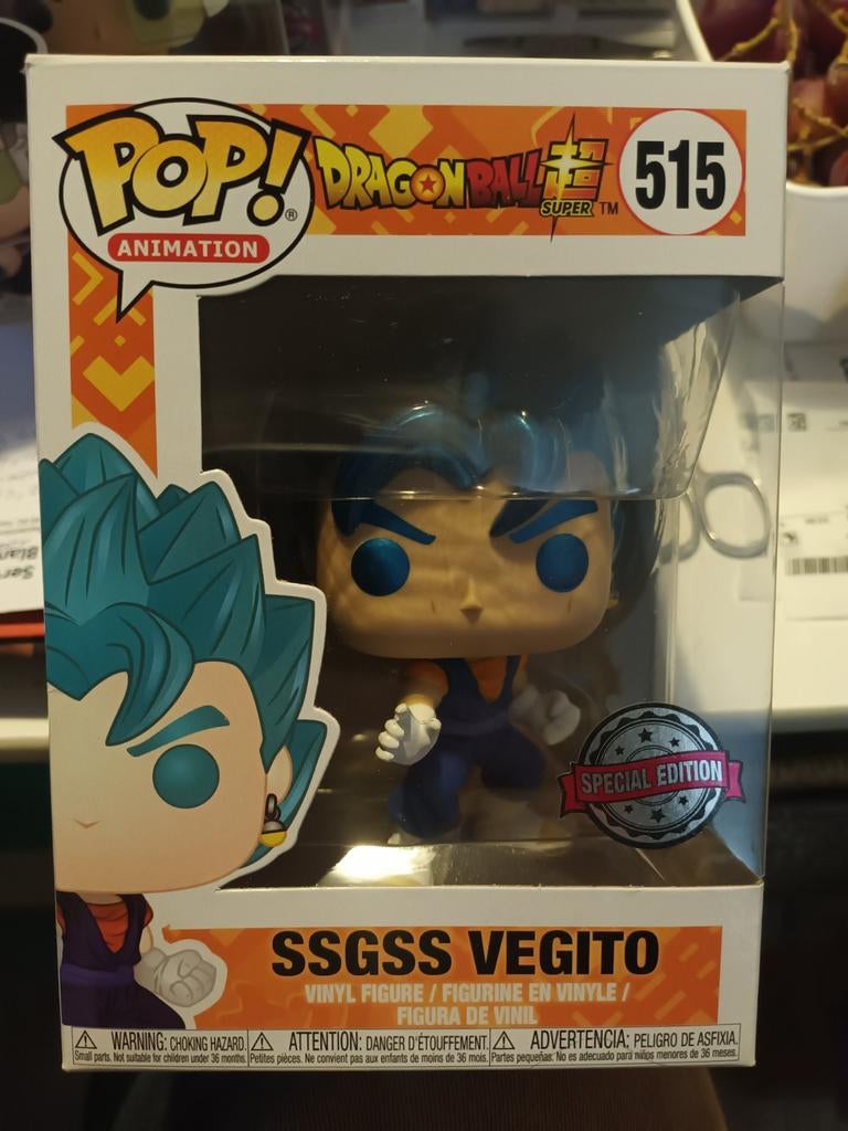 Funko Pop! Dragon Ball Super SSGSS Vegito #515, Ophalen of Verzenden, Nieuw
