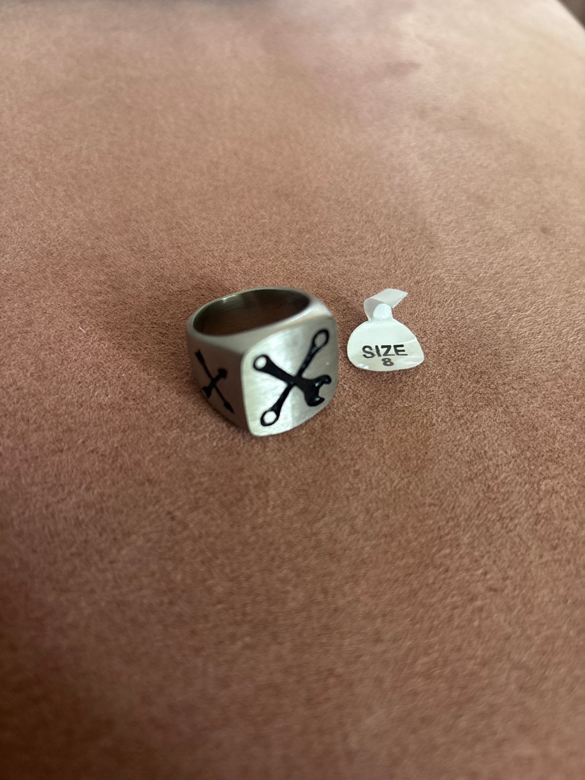 Outlaws Amsterdam Biker Ring - Maat 8, Sieraden, Tassen en Uiterlijk, Ringen, Gemachtigd in de eu, Heer, Ophalen of Verzenden