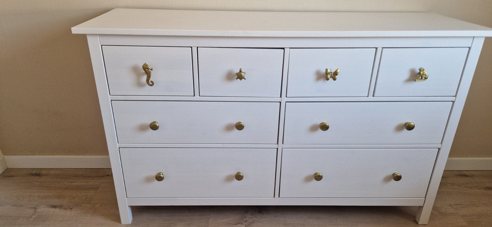 IKEA Hemnes ladekast 8 lades wit, Ophalen, Gebruikt, 5 laden of meer, Minder dan 100 cm