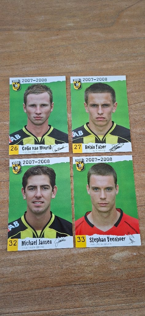 Spelerskaart; 4x Vitesse, Ophalen of Verzenden, Nieuw, Vitesse, Spelerskaart