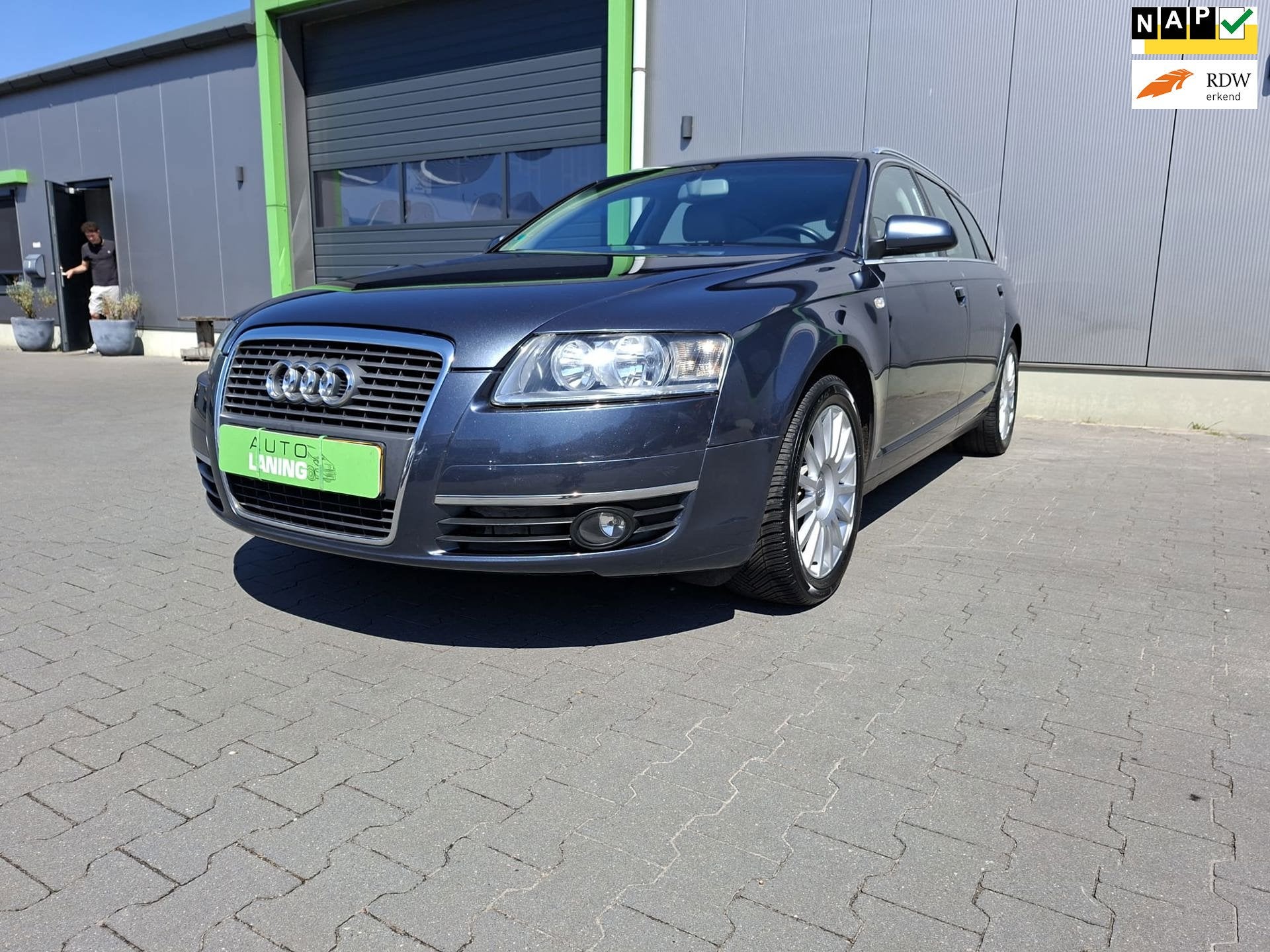 Audi A6 Avant 2.0 TFSI Pro Line Business Airco LM velgen Vol, Auto's, Voorwielaandrijving, Gebruikt, Zwart, 4 cilinders