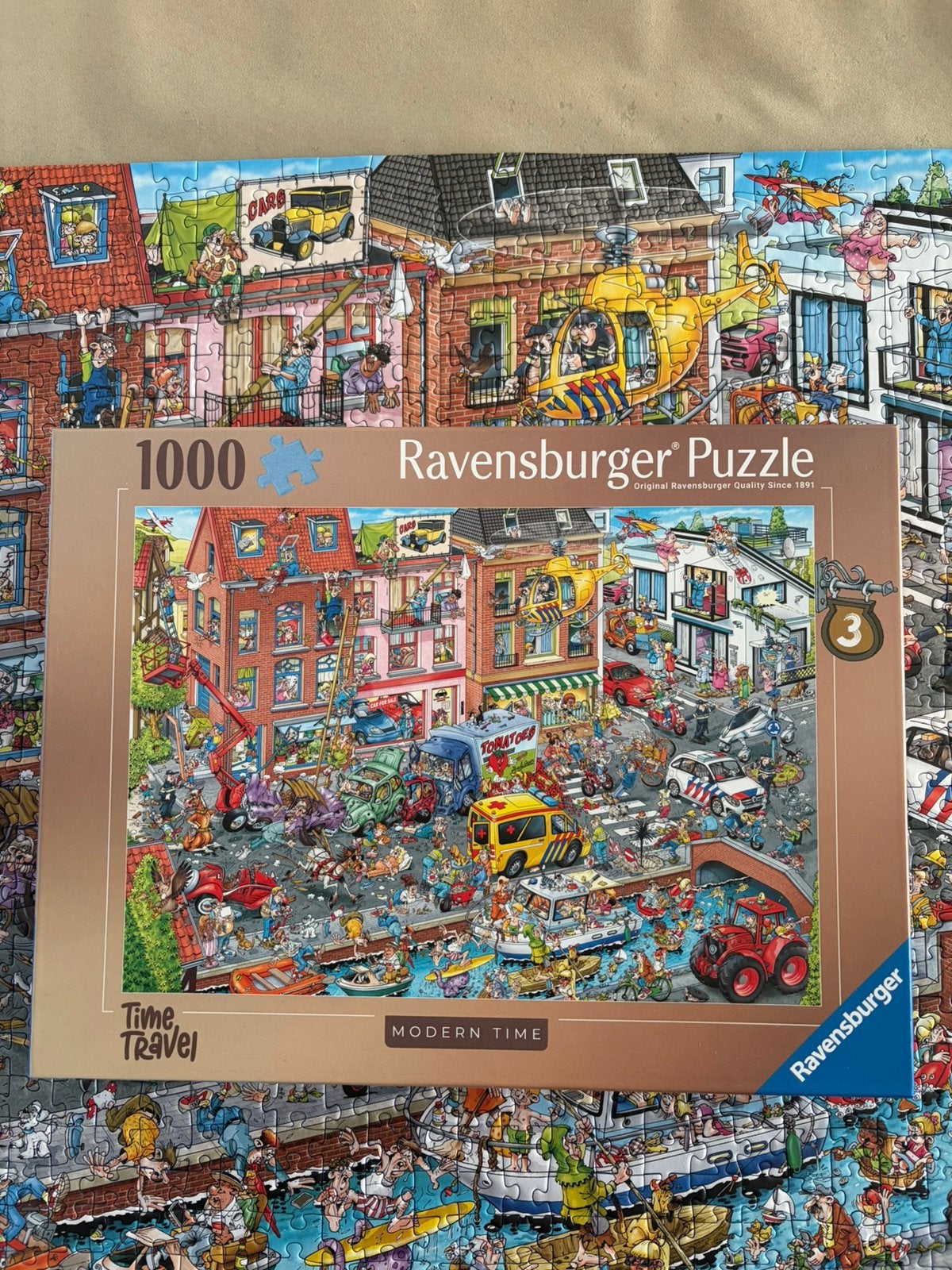 Ravensburger puzzel, Hobby en Vrije tijd, Denksport en Puzzels, Ophalen of Verzenden, 500 t/m 1500 stukjes, Zo goed als nieuw