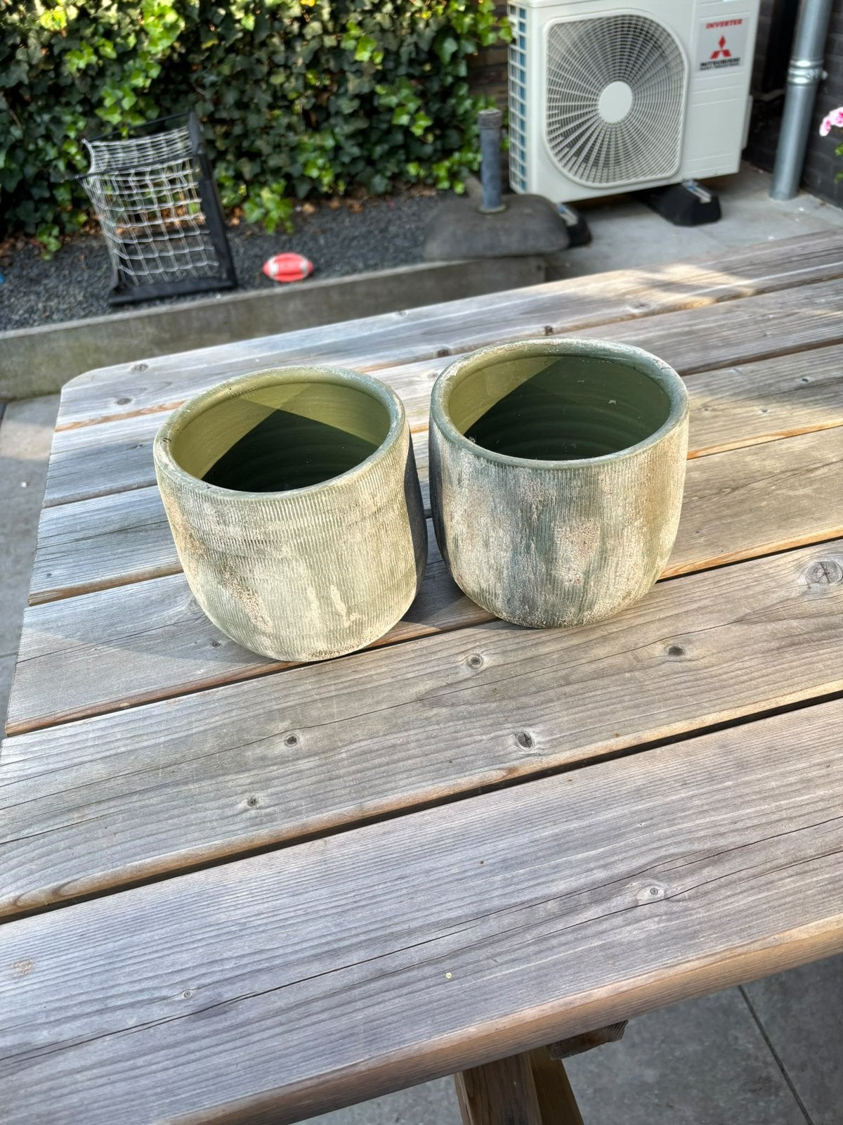Set bloempotten voor binnen, Tuin en Terras, Ophalen, Rond, Binnen, Zo goed als nieuw