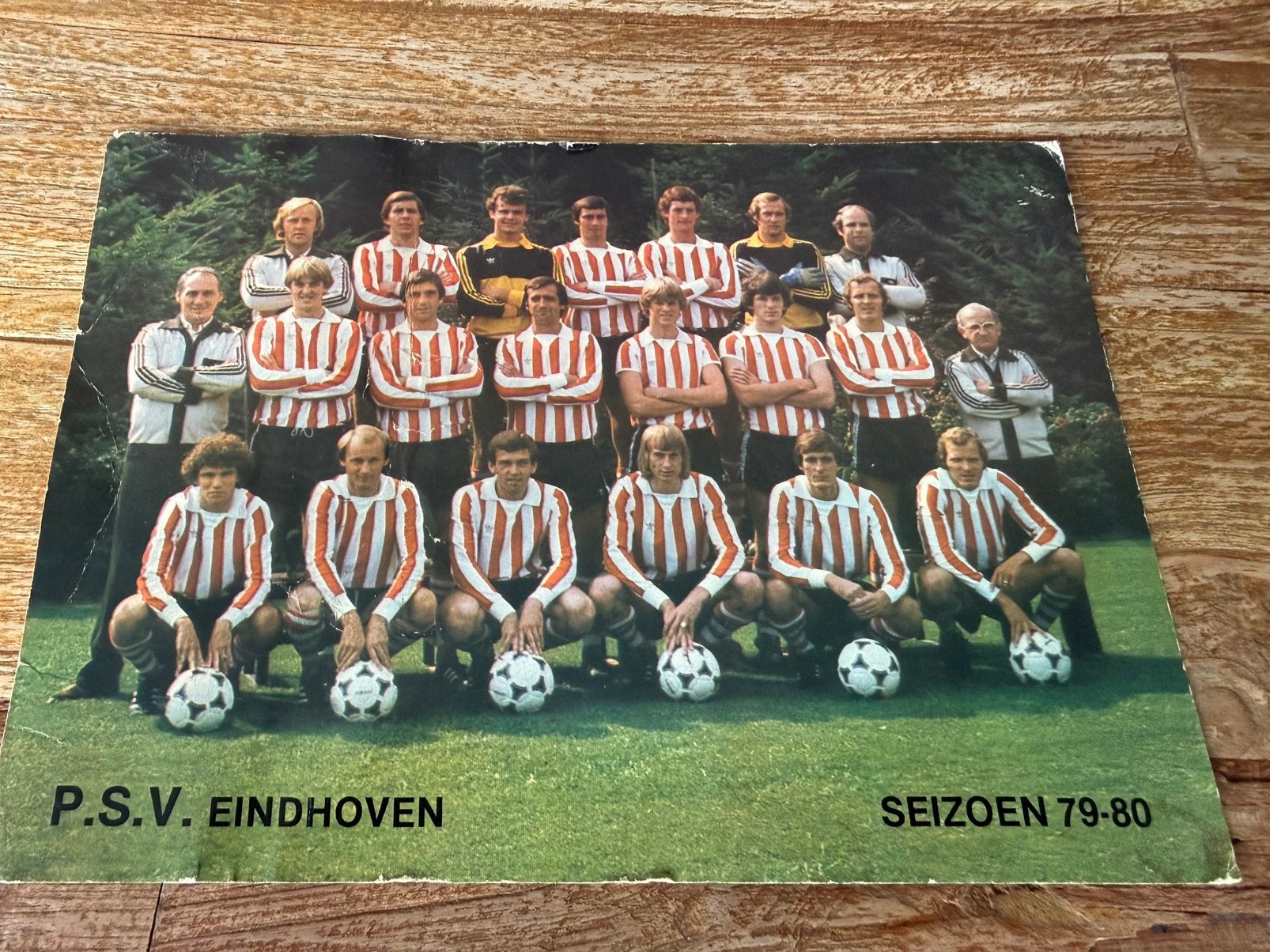 Spelerskaart / Elftalkaart PSV Seizoen 79/80, Verzamelen, Ophalen of Verzenden, Gebruikt, PSV, Spelerskaart
