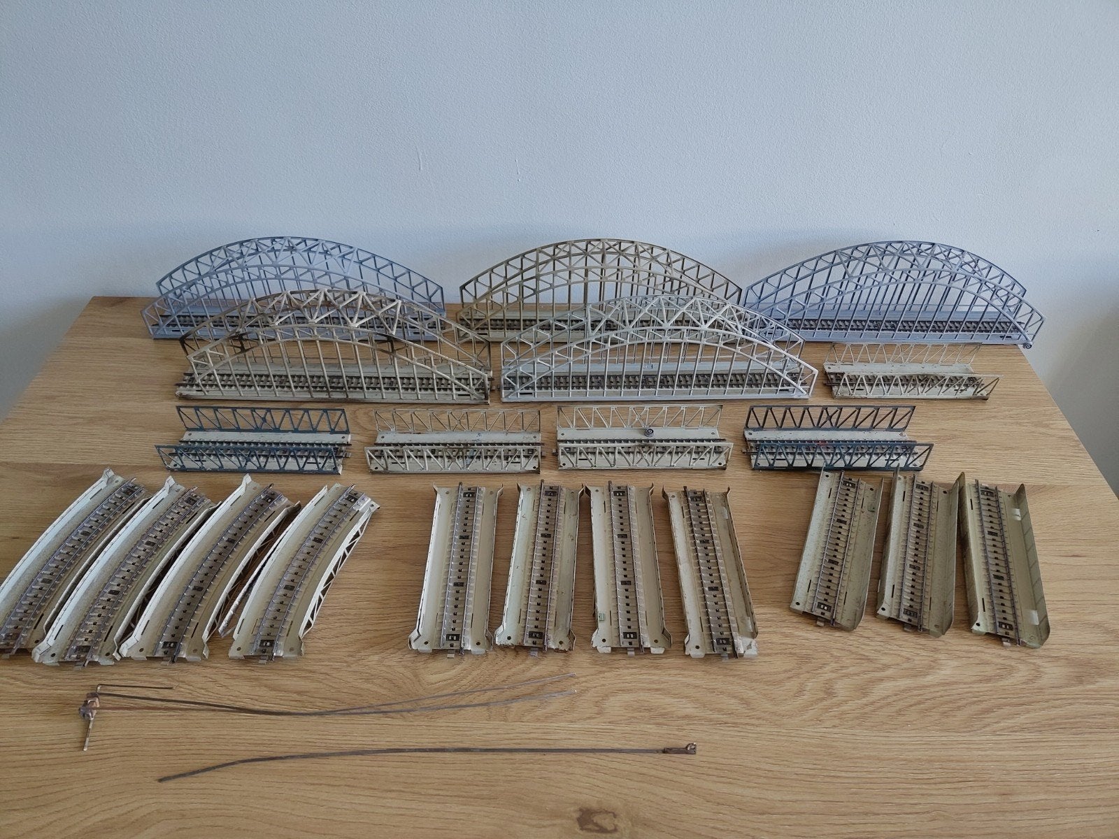 Märklin metalen bruggen 7163 7162 7161 7168 7169, Wisselstroom, Gebruikt, Brug, Tunnel of Gebouw, Ophalen of Verzenden