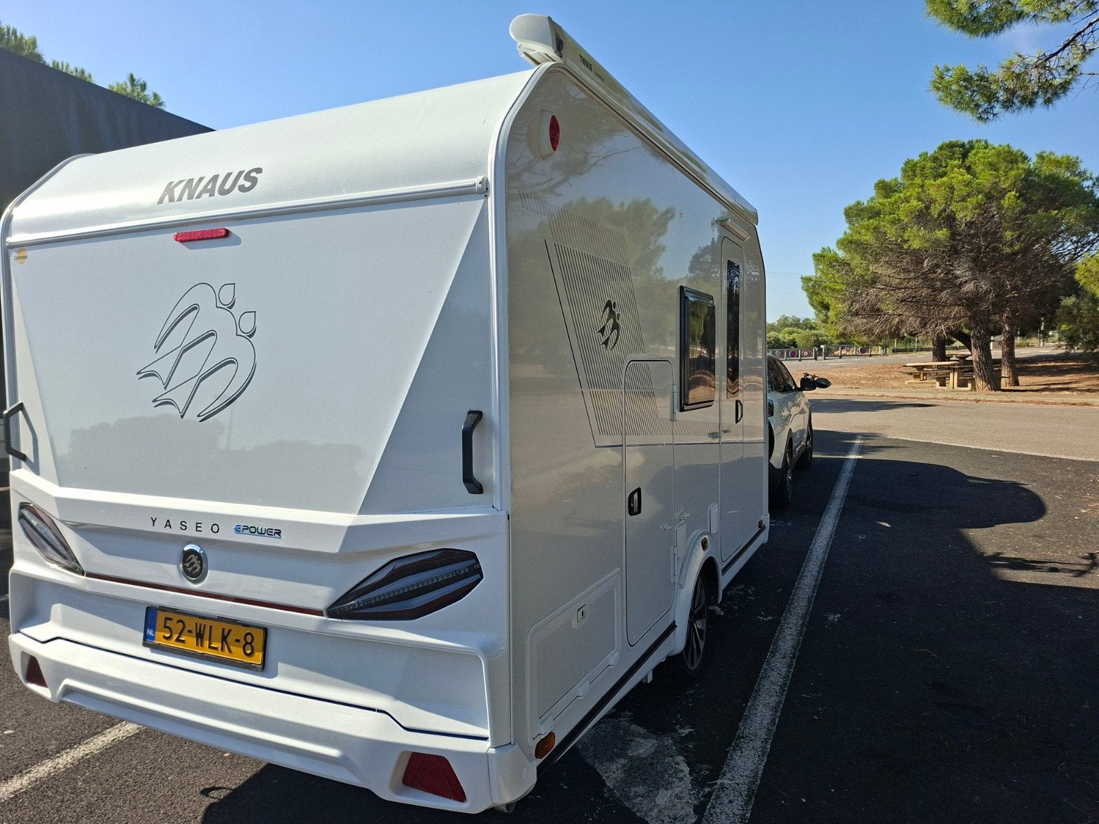 Te Koop: Knaus Yaseo 340 PX, Caravans en Kamperen, Particulier, Lengtebed, Knaus, Ringverwarming