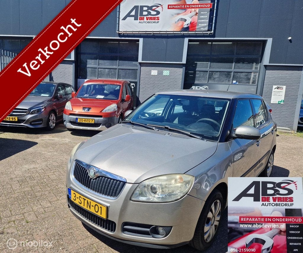 Skoda Fabia 1.2 Drive AIRCO APK SEPT 2026, Voorwielaandrijving, 1005 kg, 60 pk, 1198 cc