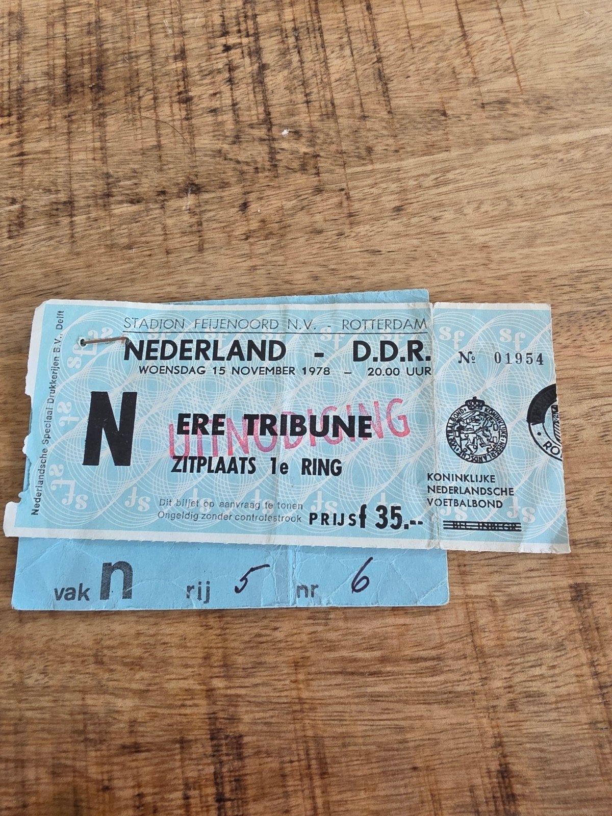 Nederland -DDR (Oost Duitsland), Seizoenskaart, Eén persoon