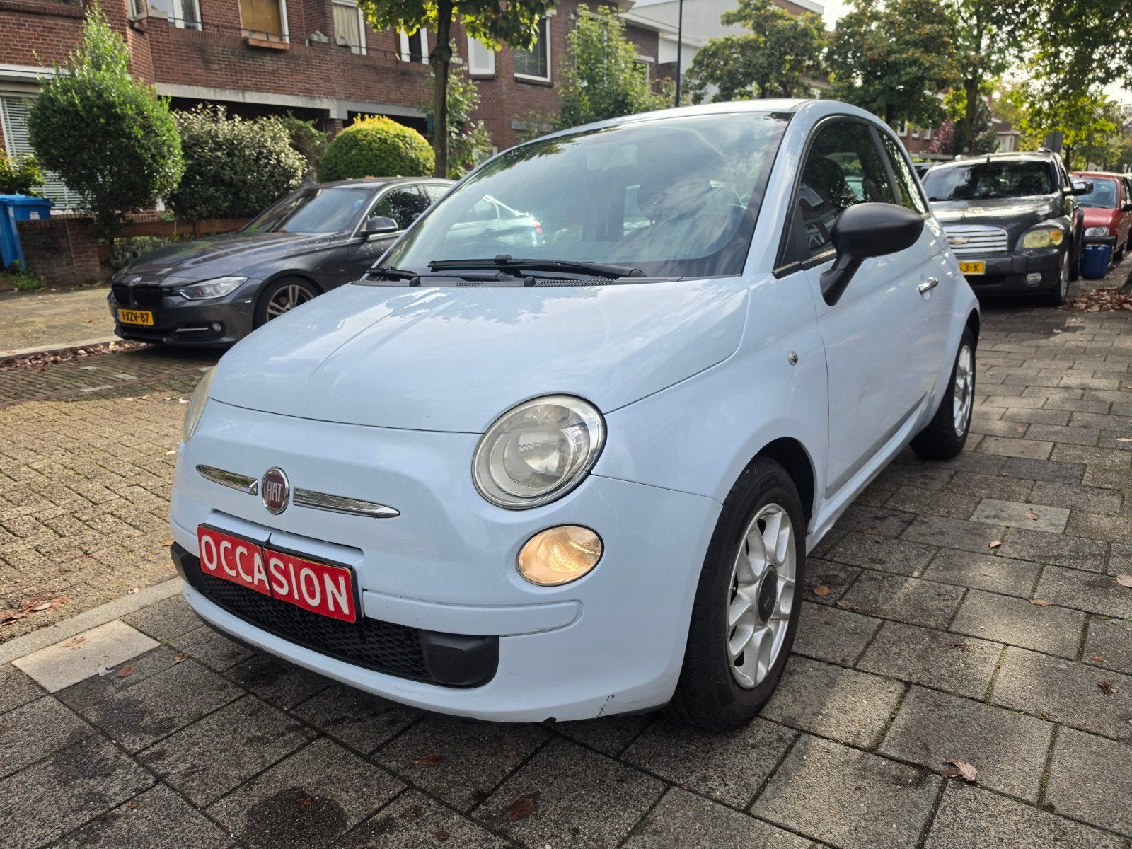 Fiat 500 1.2 - 2008 - NWE APK 09/2027 - Rijdt goed!, Voorwielaandrijving, Stof, 1242 cc, 4 cilinders