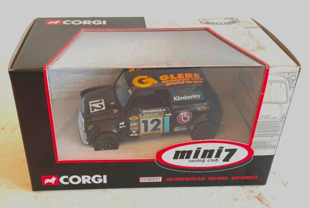 Mini Se7en Racing Club Dave Kimberley Corgi CC82221., Ophalen of Verzenden, Zo goed als nieuw, Auto