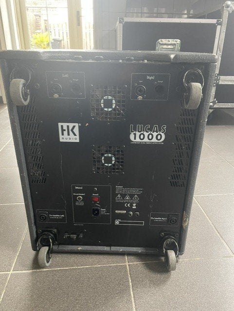 HK sub van een Lucas set, Gebruikt, Subwoofer, 120 watt of meer, Ophalen