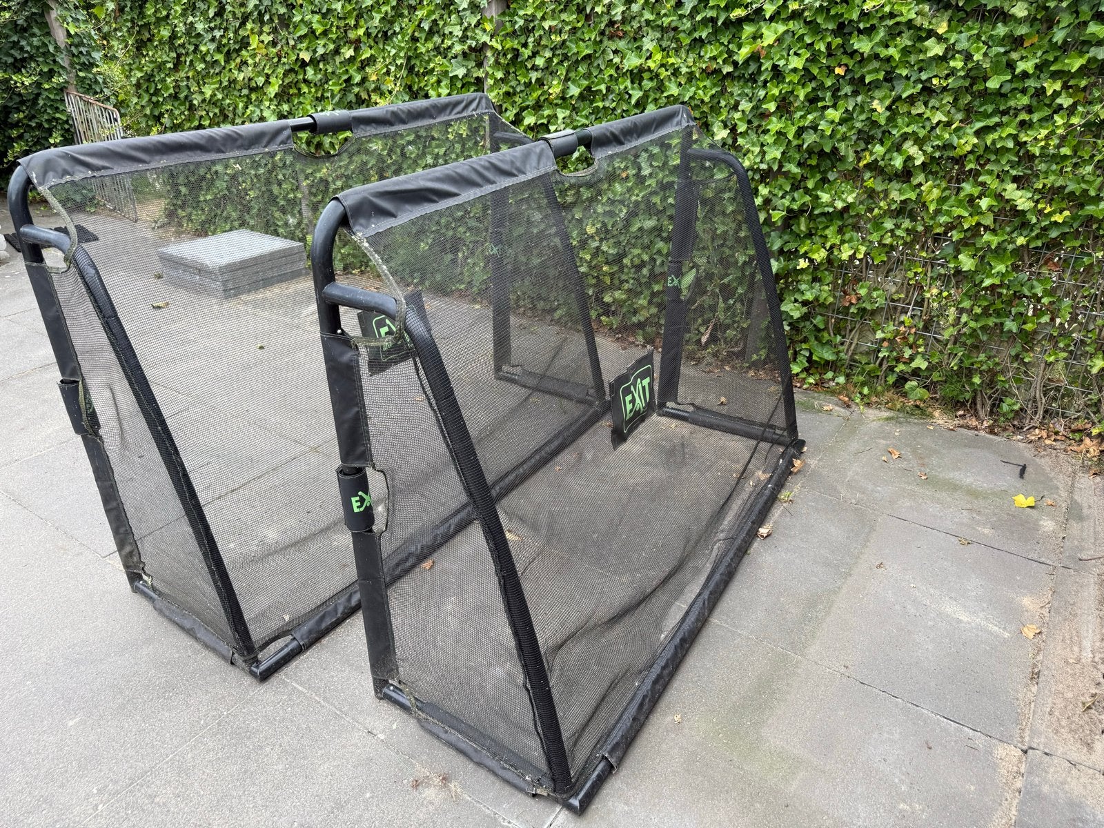 EXIT Maestro stalen voetbaldoel 180x120cm - zwart (2 stuks), Ophalen, Gebruikt, Overige typen