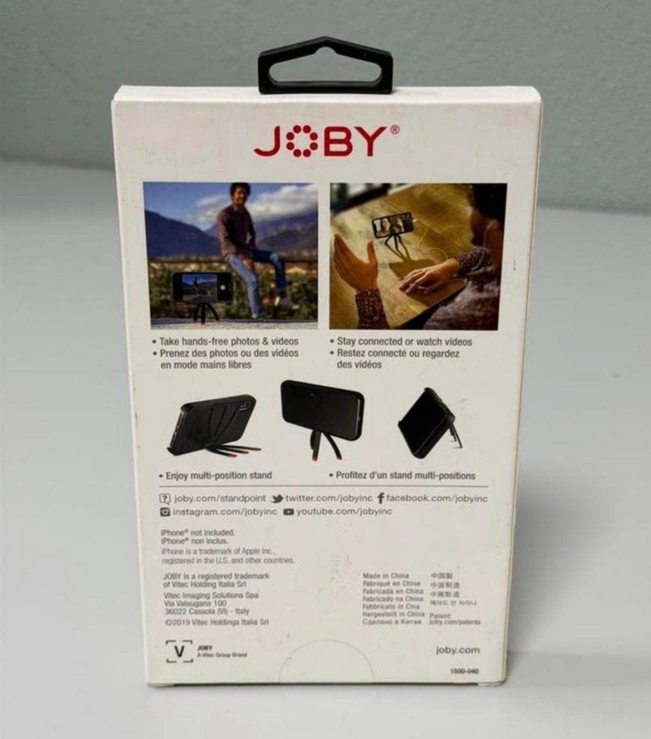 Joby StandPoint hoesje iPhone X / XS met voet tripod – Nieuw, Nieuw, Ophalen of Verzenden, H, H