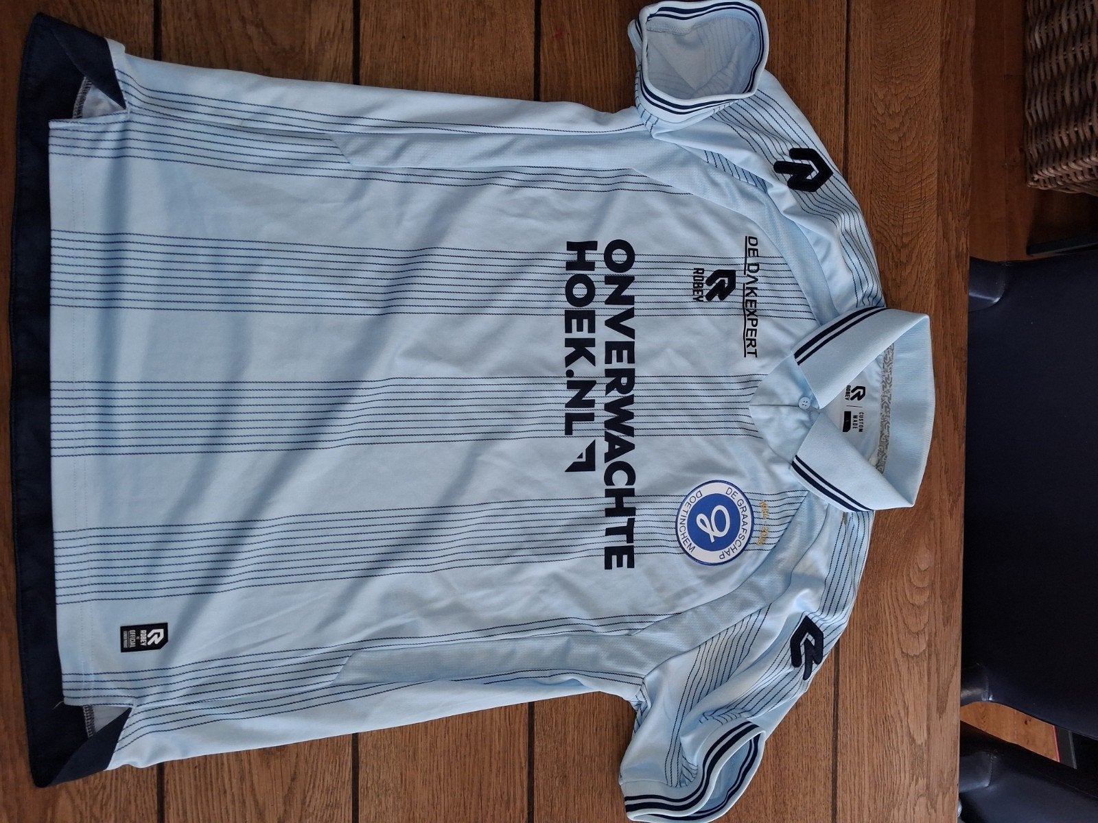 De Graafschap Robey shirt 2023-2024 Maat L #24, Maat 52/54 (L), Blauw, Robey, Ophalen of Verzenden