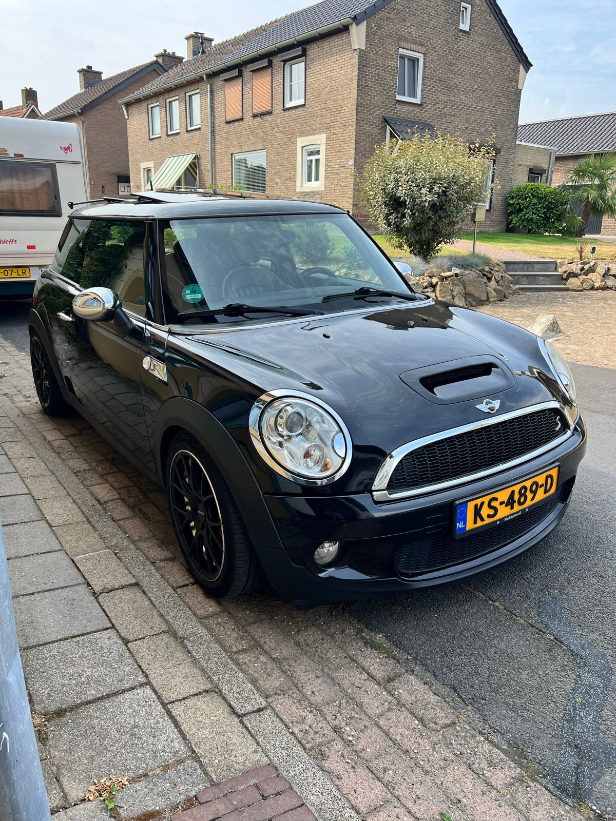 Mini 1.6 16V Cooper S 2009 Zwart | Pano dak, stoelverwarming, Auto's, Mini, Particulier, Cooper S, Sportpakket, Benzine, D, Hatchback