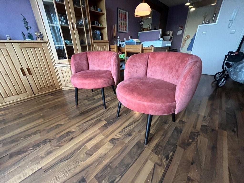 3 designstoelen Satelliet – massief beukenhout  – 2 modellen, Ophalen, Hout, Overige kleuren, Drie