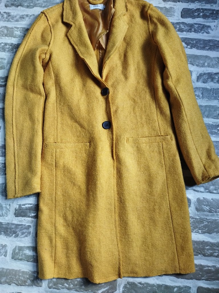 Only Blazer Jas Okergeel Maat S, Only, Geel, Ophalen of Verzenden, Zo goed als nieuw