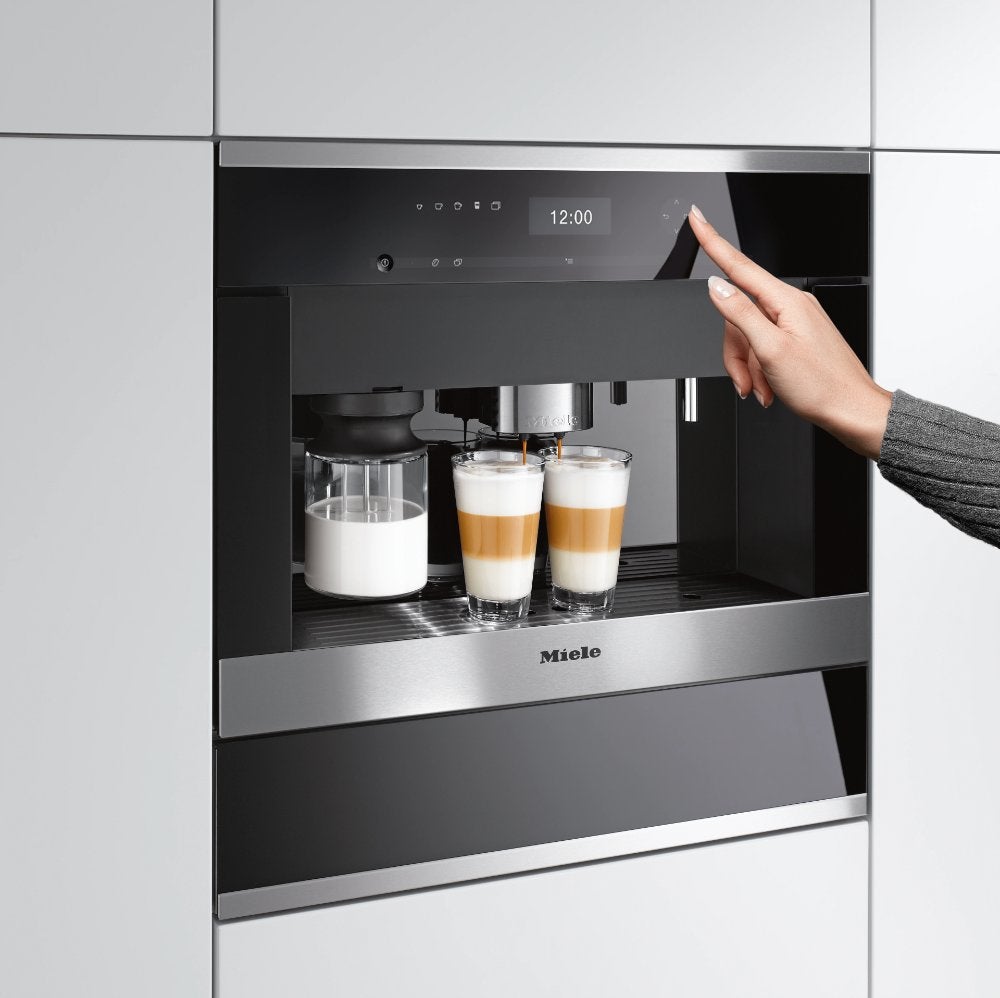 Miele CVA6405 inbouw koffiemachine, Witgoed en Apparatuur, Ophalen, Gemalen koffie, Afneembaar waterreservoir, 10 kopjes of meer