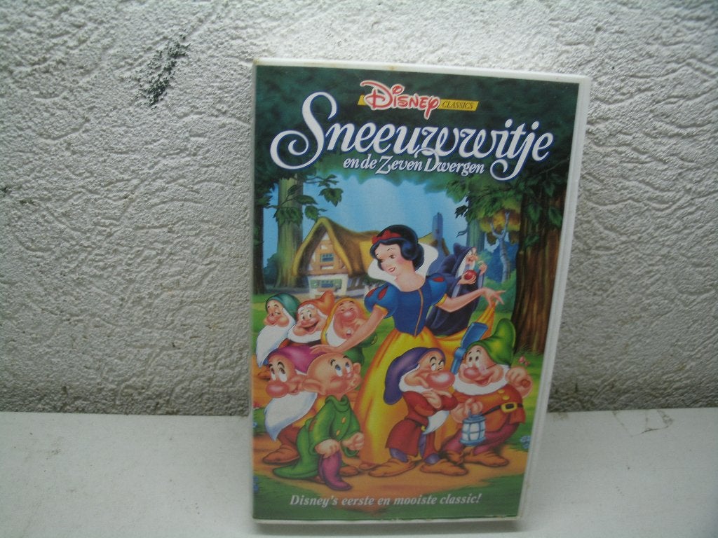 vhs 167a sneeuwwitje, Cd's en Dvd's, VHS | Kinderen en Jeugd, Alle leeftijden, Ophalen of Verzenden, Zo goed als nieuw