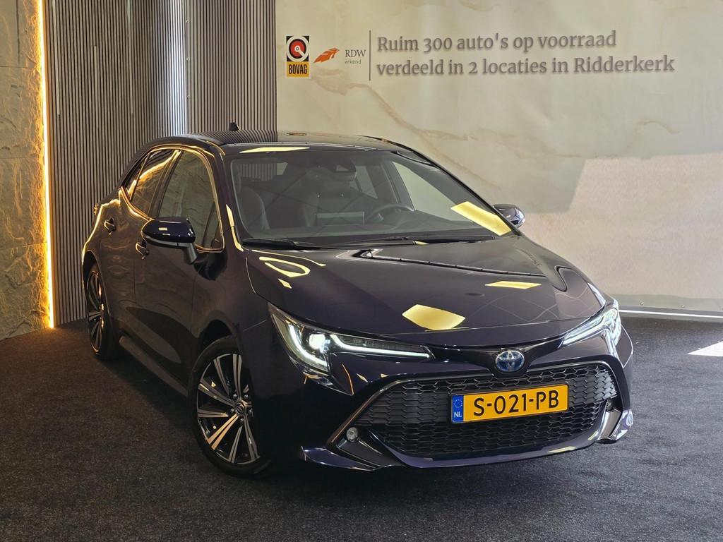 Toyota Corolla 1.8 Hybrid Dynamic|GARANTIE|1E EIG|ADAP CRUIS, 450 kg, Gebruikt, 4 cilinders, Blauw