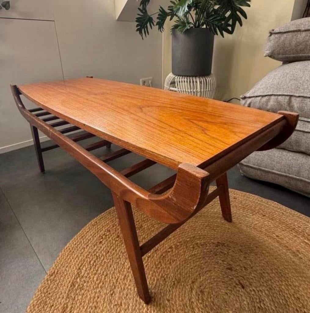 Louis van Teeffelen Vintage Salontafel Jaren '50/'60, Ophalen of Verzenden