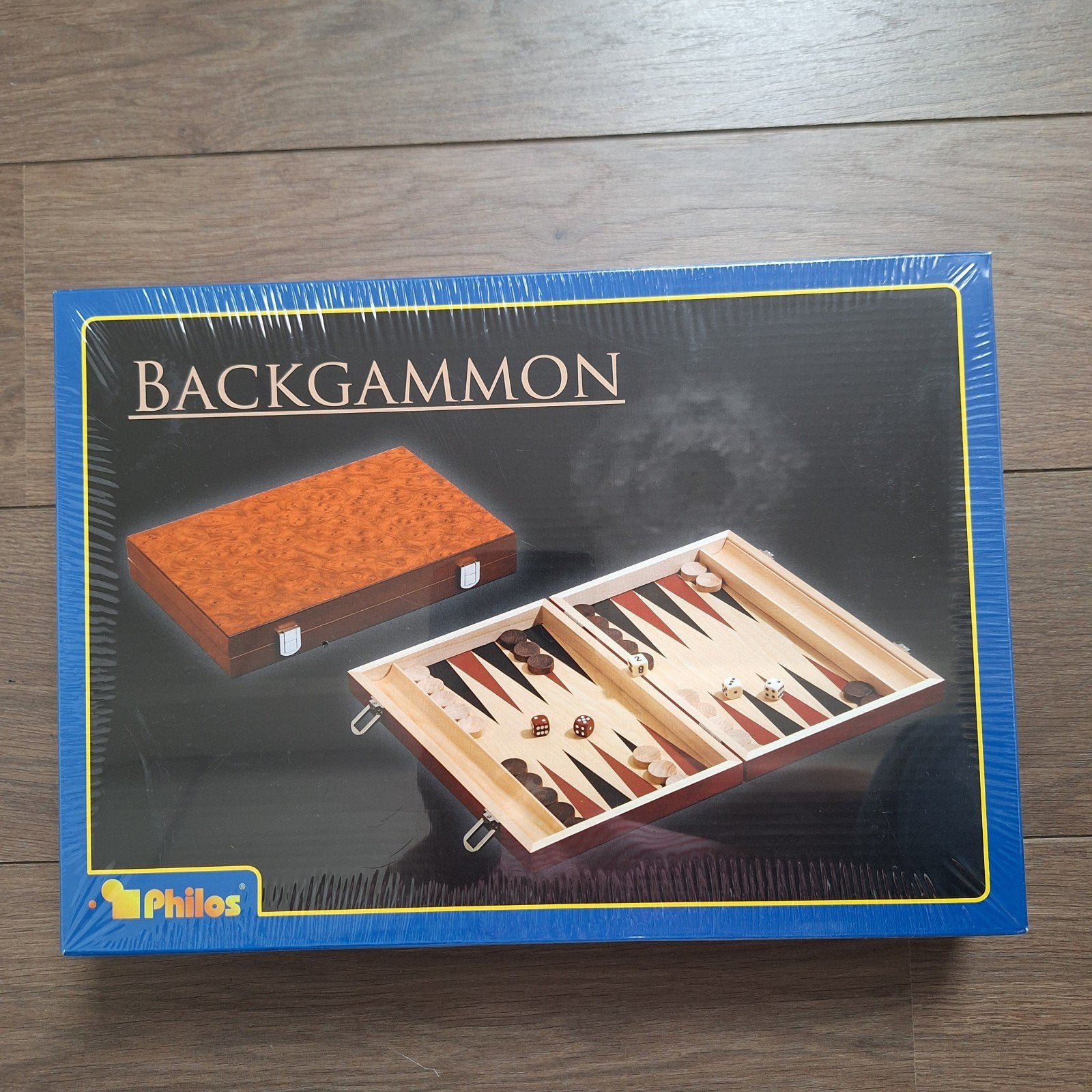 Backgammon spel - Nieuw in doos - Philos, Ophalen, Een of twee spelers, Nieuw, Philos