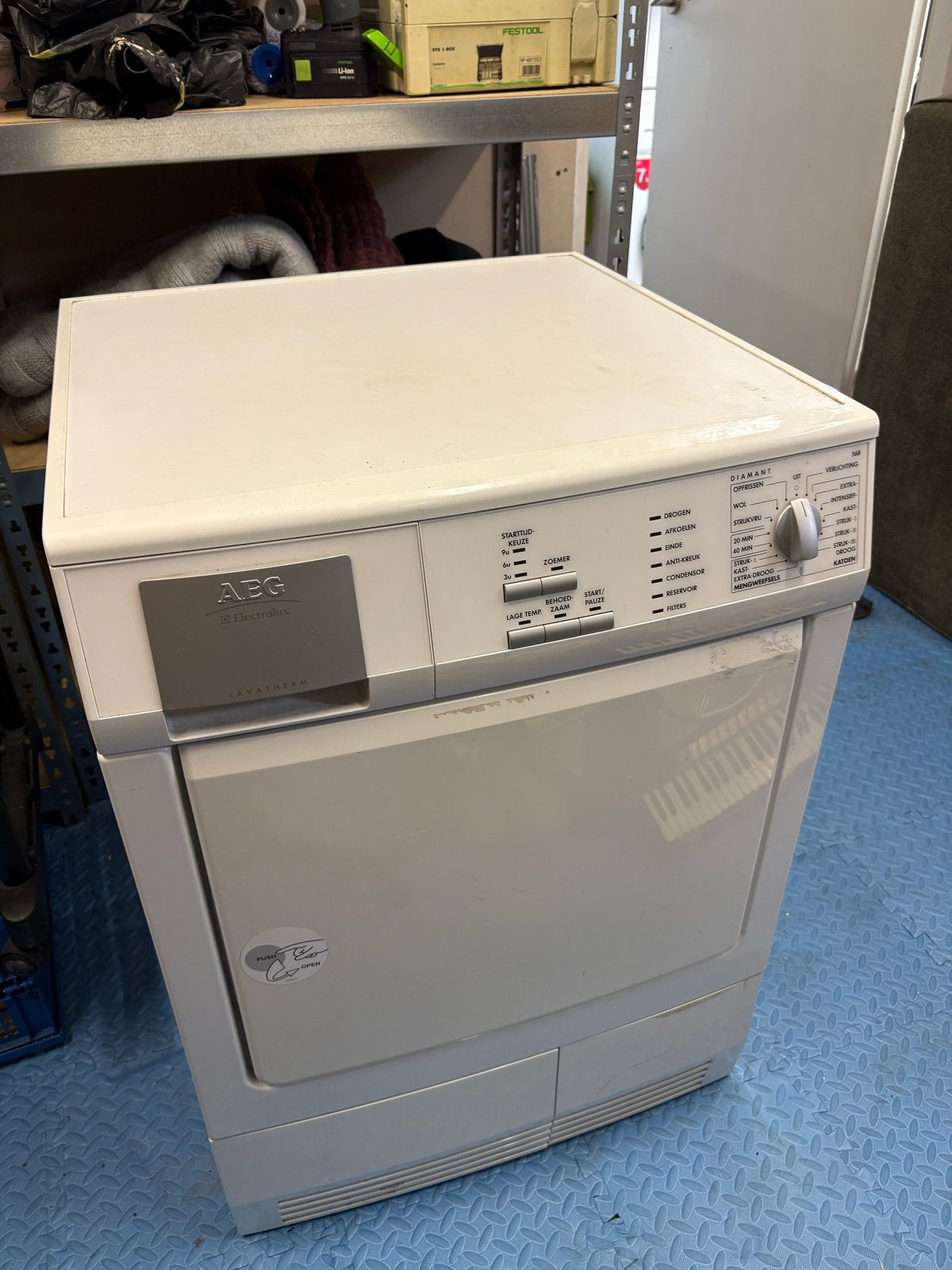 AEG Lavatherm Droger, Ophalen, 6 tot 8 kg, Gebruikt, Voorlader